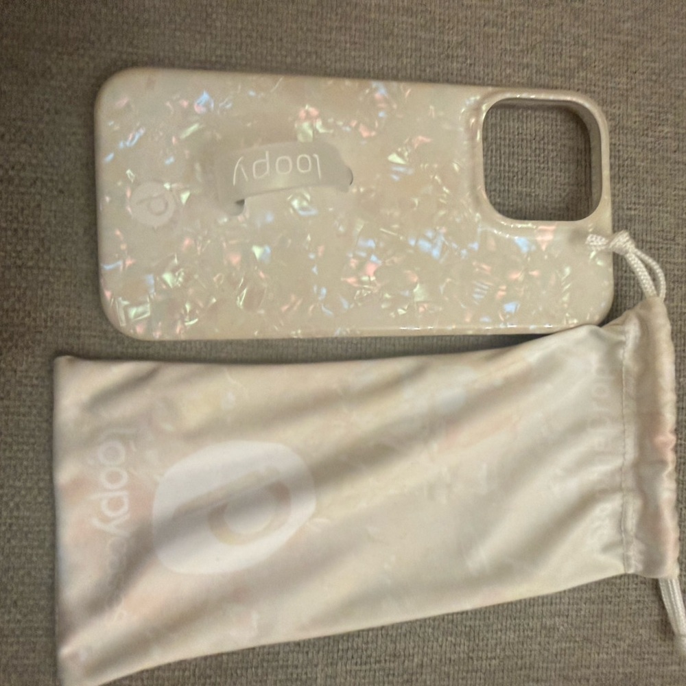 Loopy White Opal iPhone 14 Pro Max Case